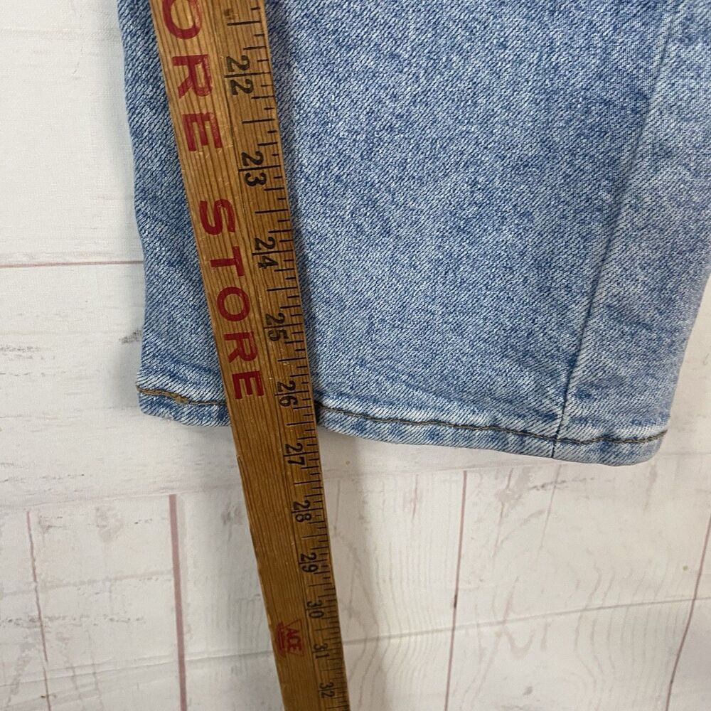 Levi's Womens Wedgie Straight Crop Jeans Size 28 Blue Button Fly Stretch - Picture 13 of 13